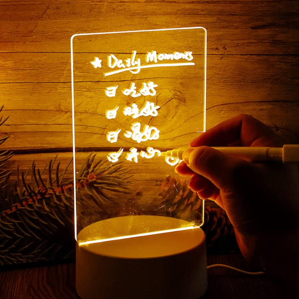 LED Night Light Message Board