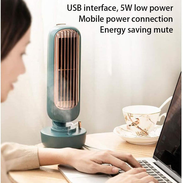 Mini Humidifier Table Fan