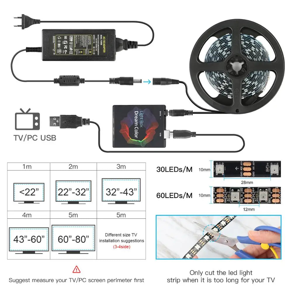 Monitor Ambient LED Light Strip