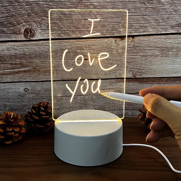 LED Night Light Message Board