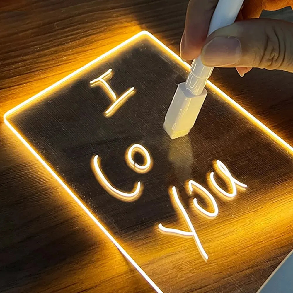 LED Night Light Message Board